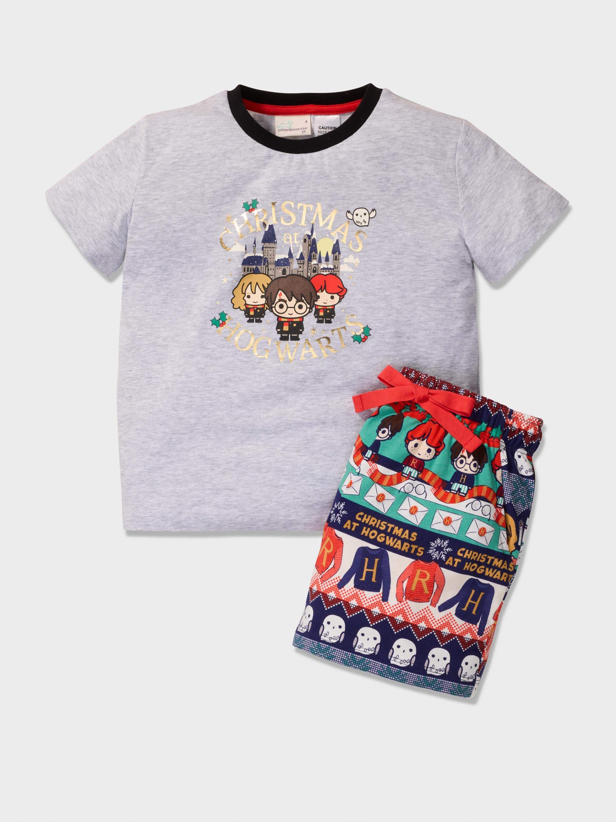 Kids Christmas At Hogwart Pj Set Peter Alexander Online