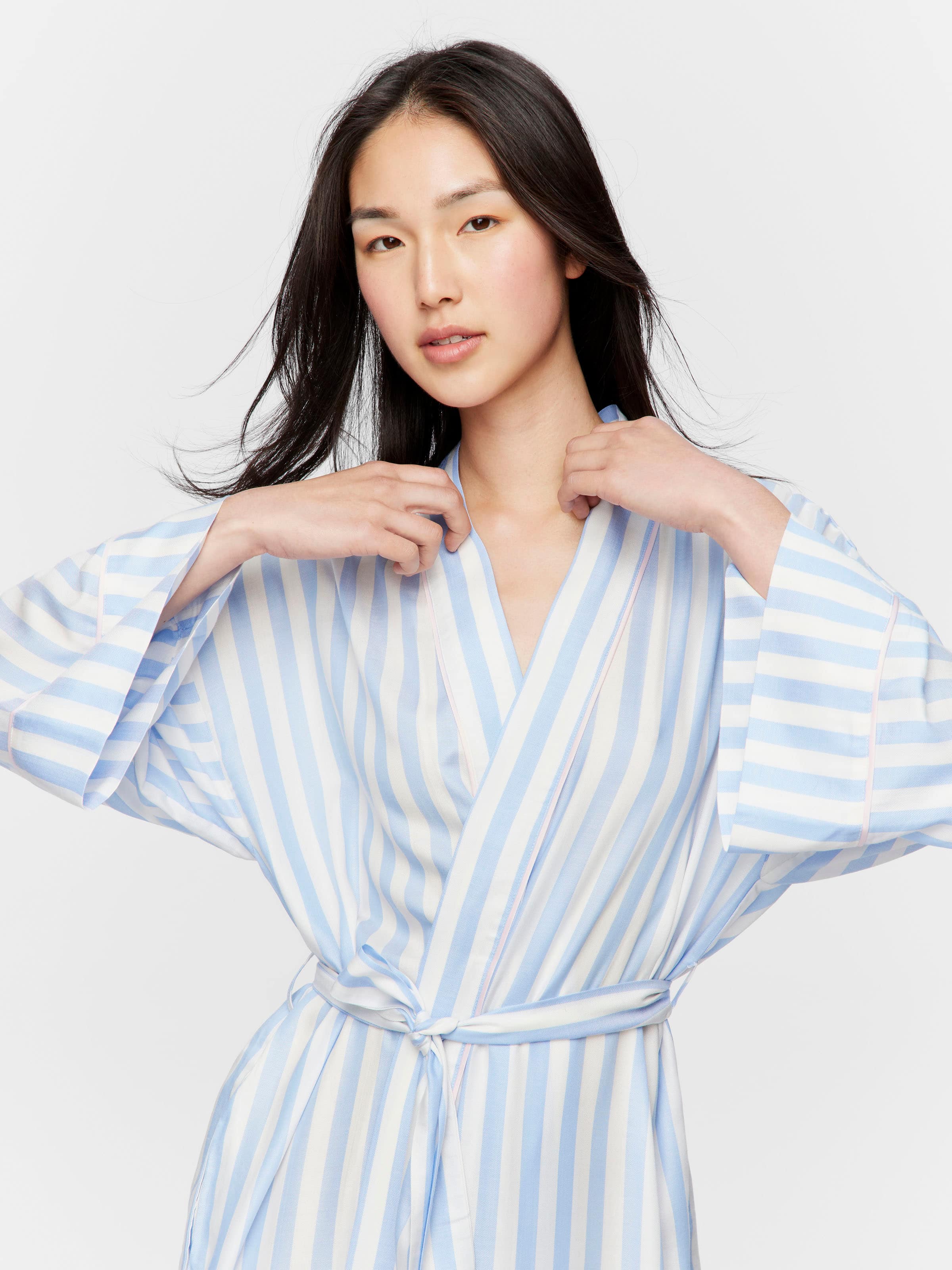 Peter Alexander Stripe Kimono Gown - Peter Alexander Online